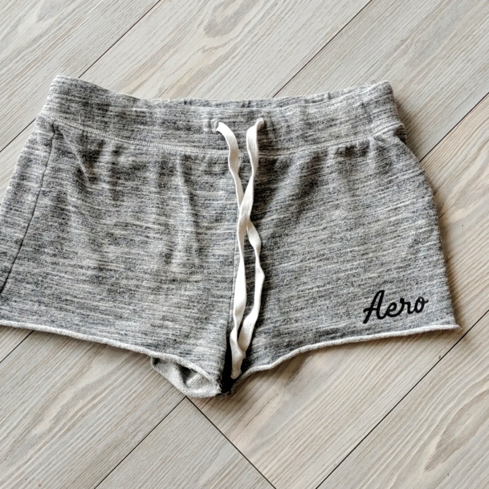 Women's grey Aeropostale short shorts size medium